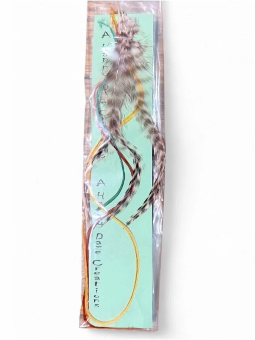 Handcrafted Multicolored Real Feather (6pc) Hair Extension Kit Cruelty Free